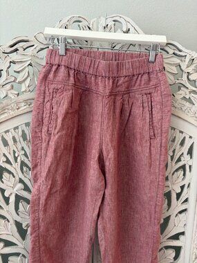 Hei Hei for Anthropologie Linen Crop Pants Size XS